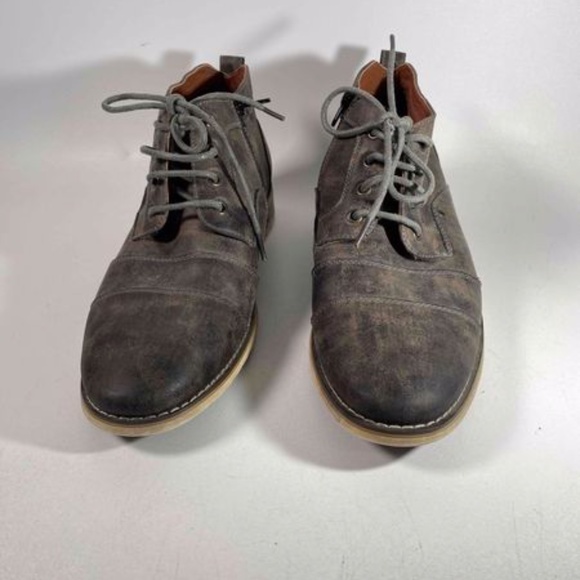 Aldo Men Shoes Boots Camo Grey Ankle Lace Cap Toe main image 4